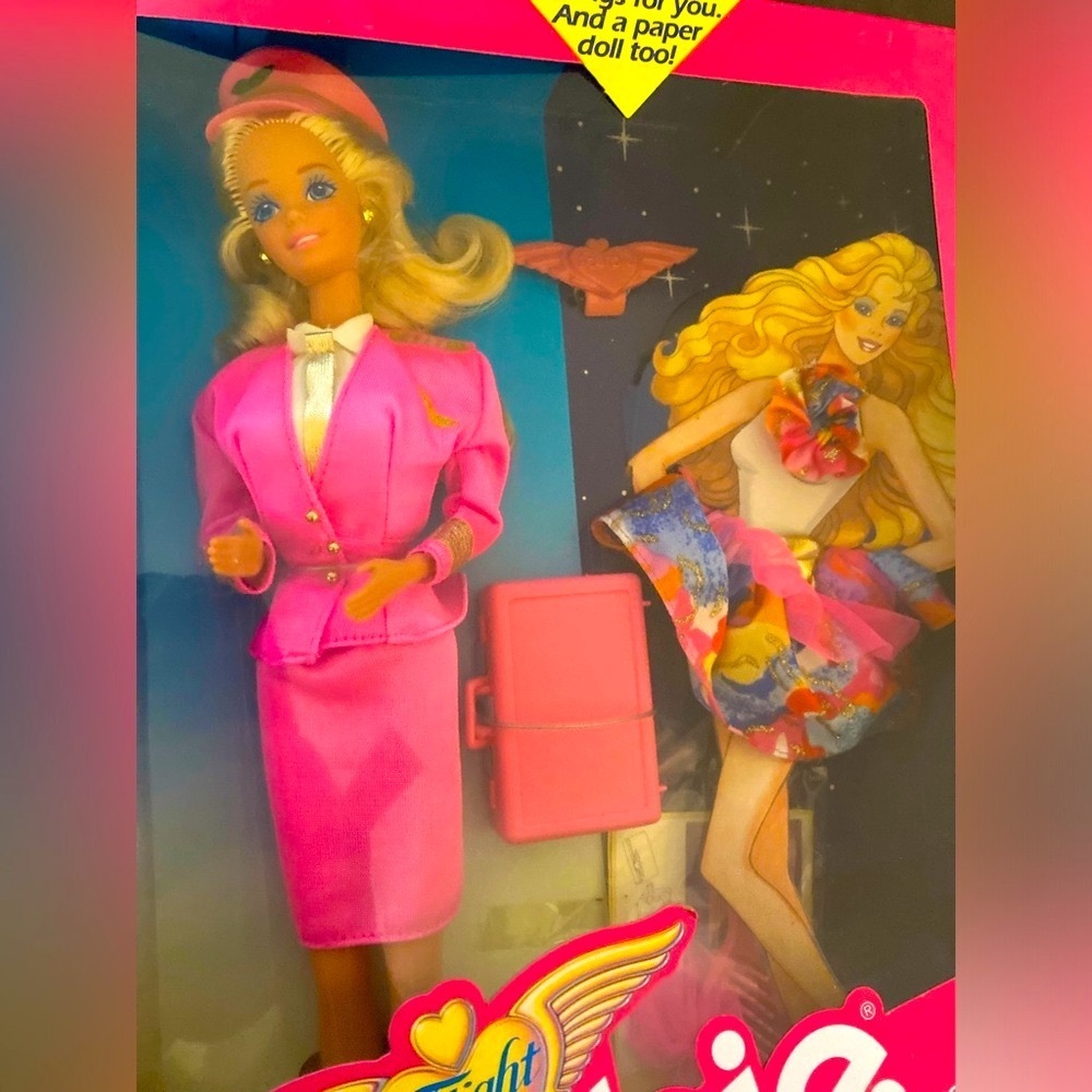 Barbie Flight Time Doll Set Mattel 1989